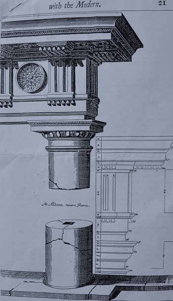 Doric Albano, by the French architect Roland Freart in 1666 