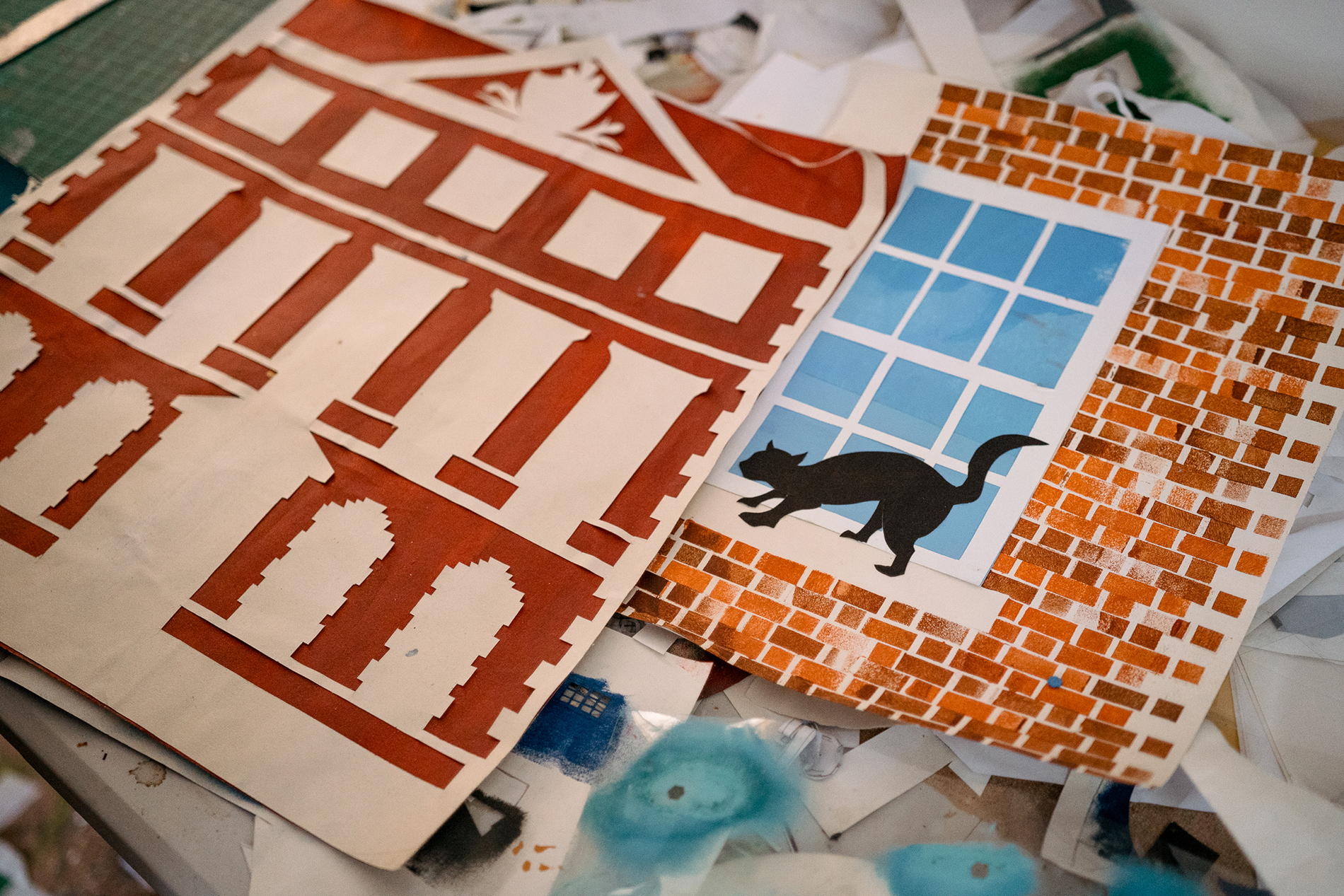 Ric Liptrot artwork in progress | York Conservation Trust