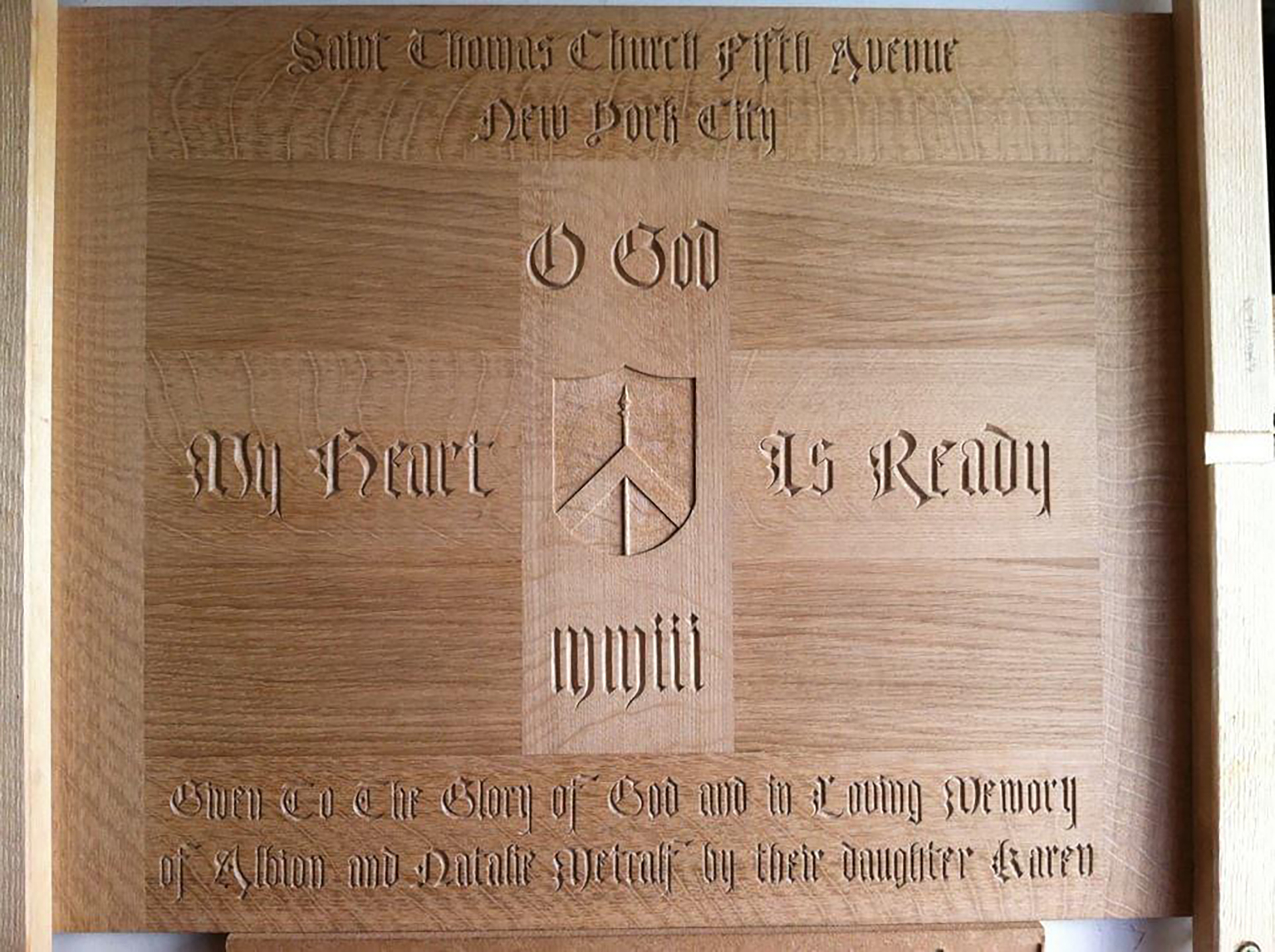 Andy Thompson woodcarver | lettering