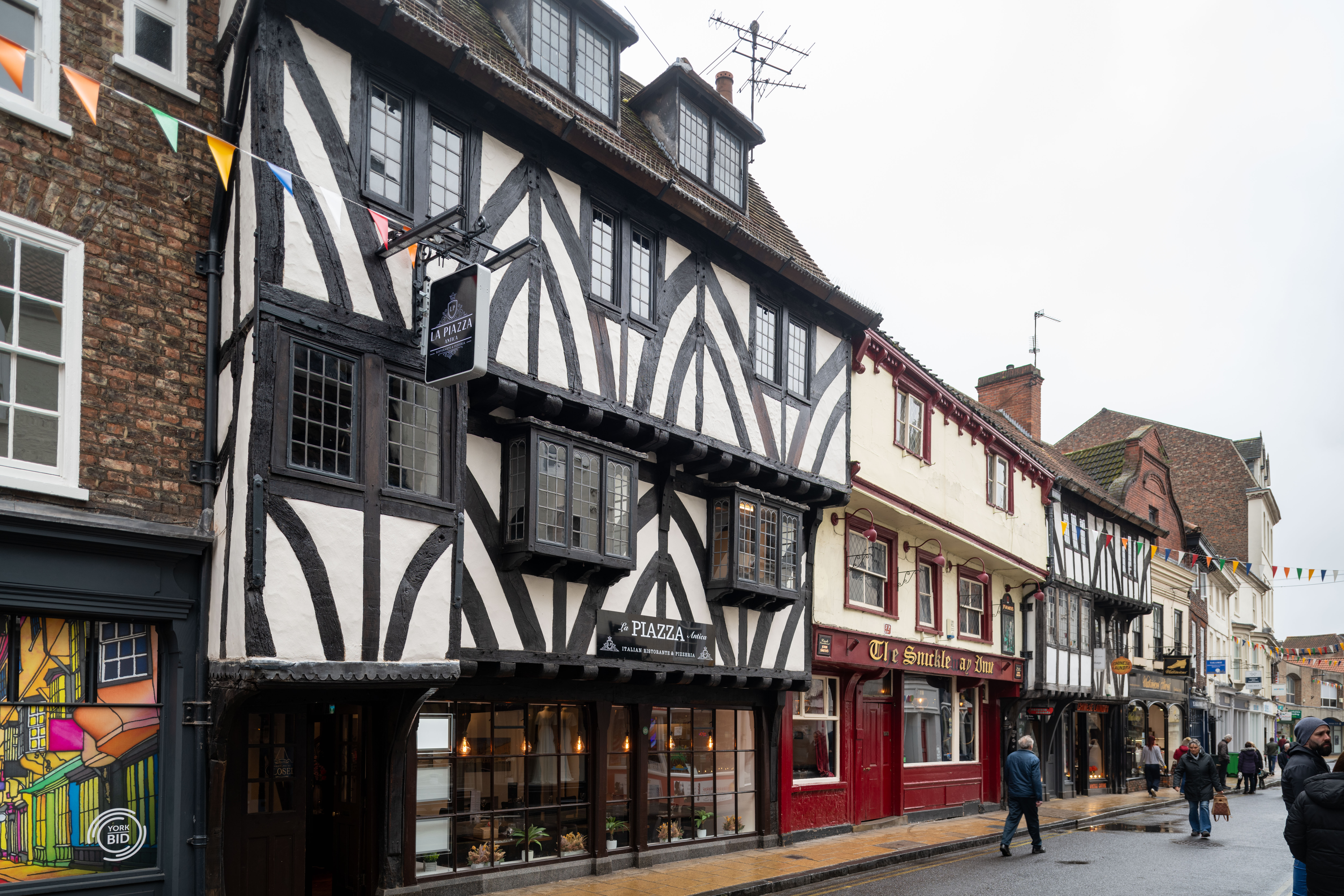 43, 45 Goodramgate York Conservation Trust Tudor townhouses