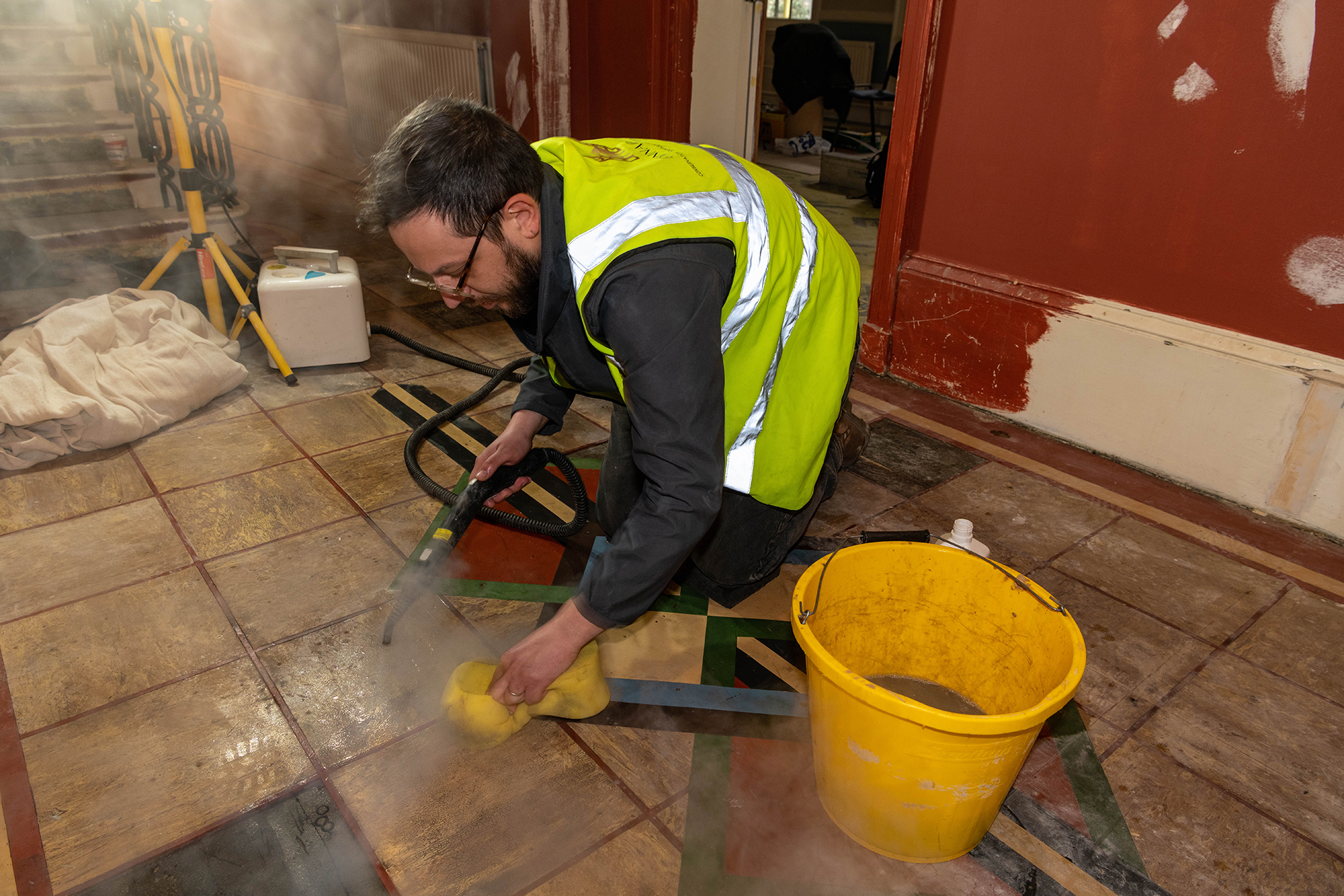 De Grey House | York Conservation Trust | Lino renovation