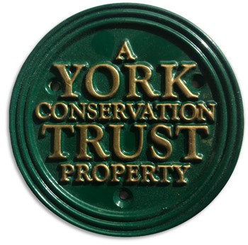 York Conservation Trust | Door plaque