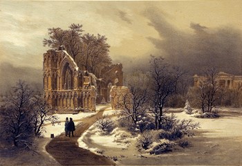 St Mary's Abbey | York | Louis-Jules Arnout 1850