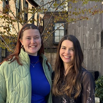 Henrietta Arnfield and Haylie Hale - MA in Conservation of Historic Buildings students 2026