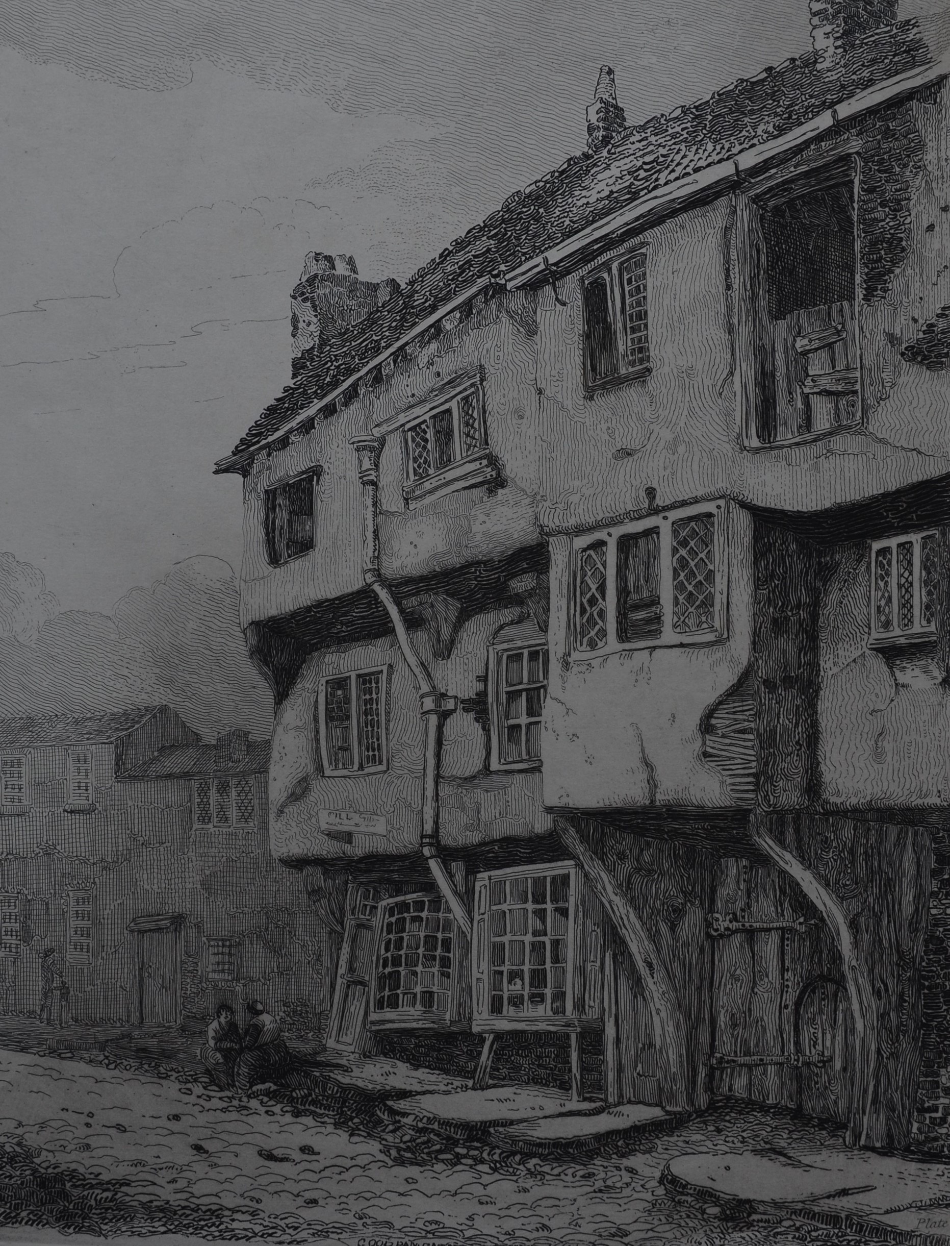43, 45 Goodramgate | York Conservation Trust | Henry Cave etching