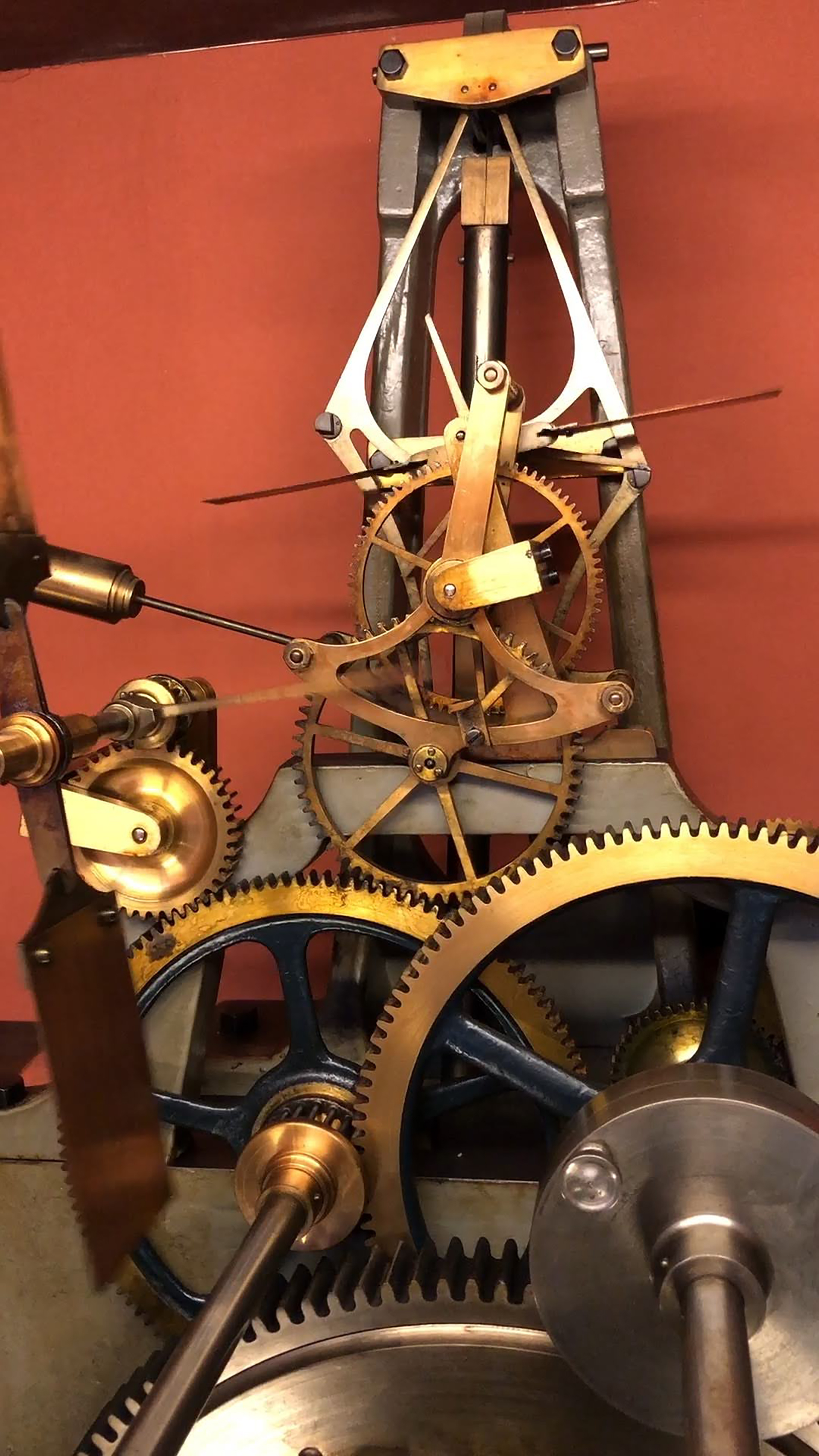 Newey Clock internal mechanism 1906 | York Conservation Trust 