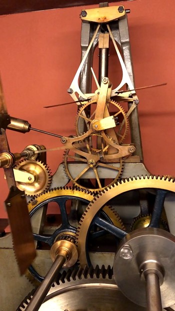 Newey Clock internal mechanism 1906 | York Conservation Trust 