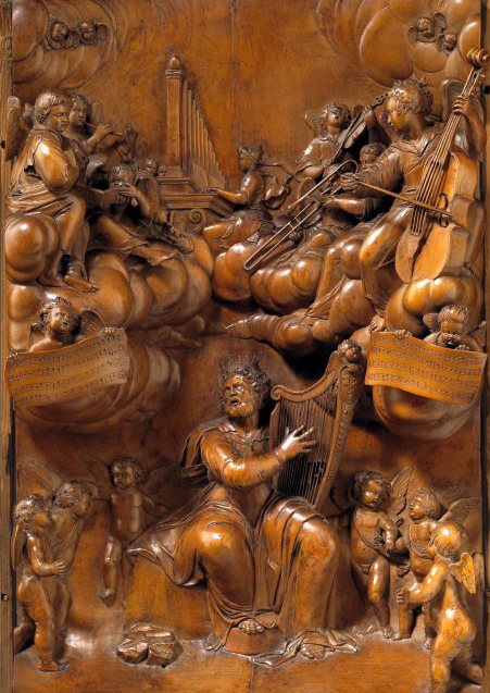 Grinling Gibbons woodcarving c. 1660-70 Fairfax House York
