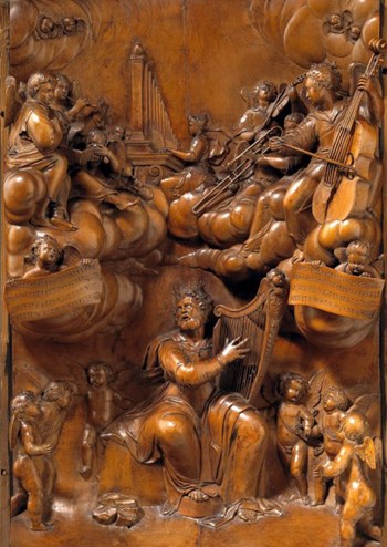 Grinling Gibbons woodcarving c. 1660-70 Fairfax House York