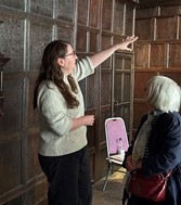 York Conservation Trust Volunteer Genevieve Rainey in Herbert House