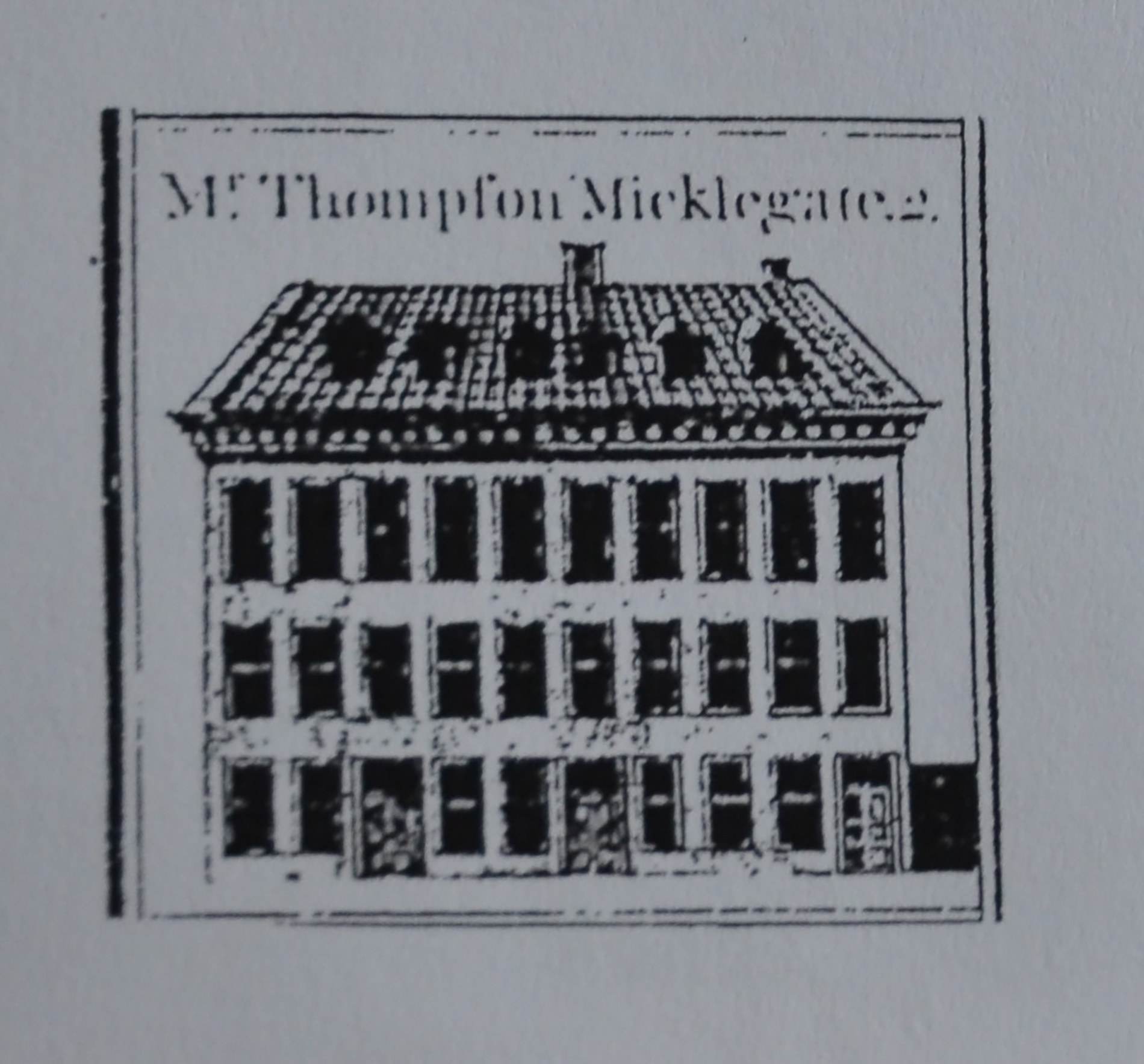 Thompson family York townhouse in Micklegate