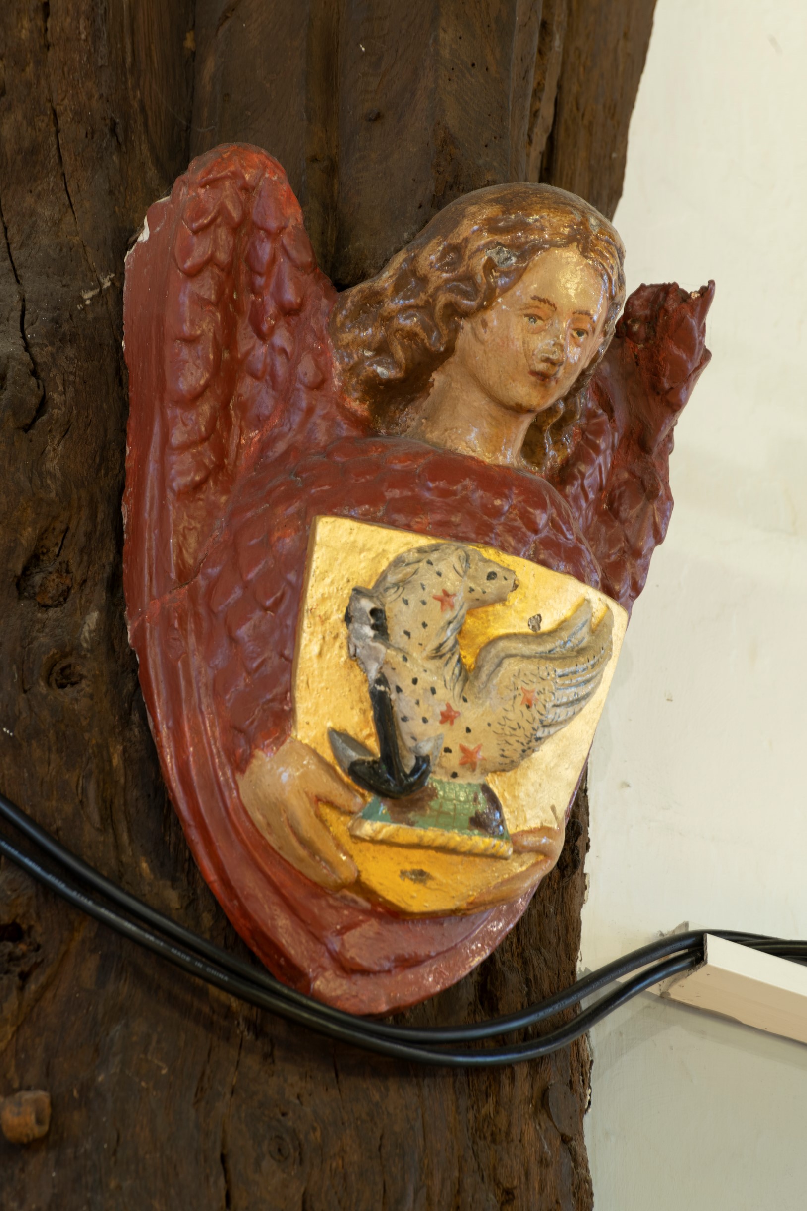 St Anthony's Hall | York Conservation Trust | Angel and shield