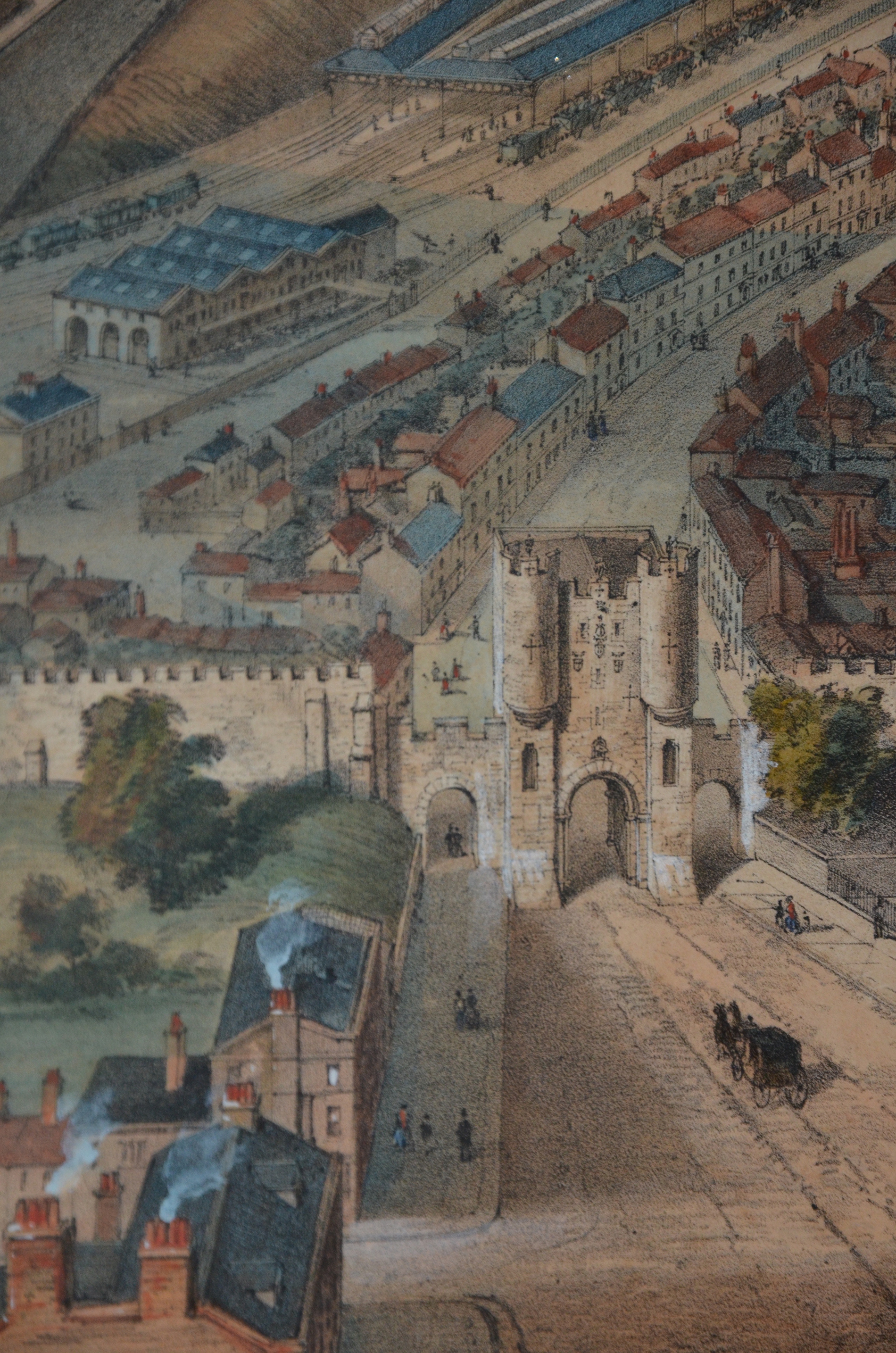 Micklegate Bar | Nathaniel Whittock 1858 | Photo Peter Brown