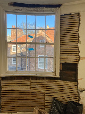 De Grey Rooms | York Conservation Trust | wall repairs 2023