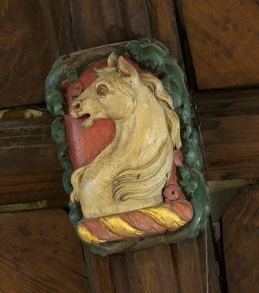 St Anthony's Hall | York Conservation Trust | Horse head boss