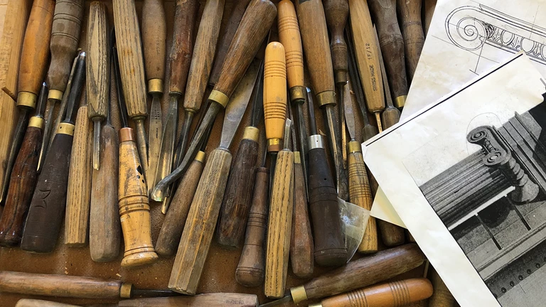 Woodcarving tools | heritage crafts York Conservation Trust