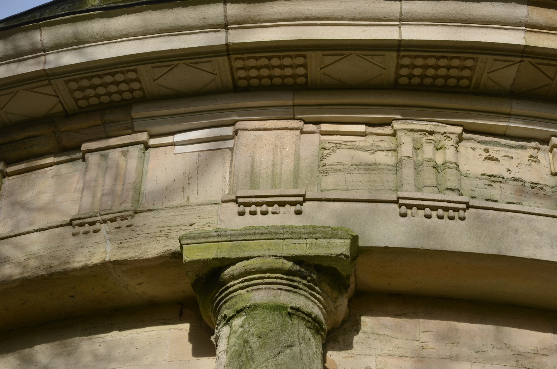 Thompson Mausoleum | York Conservation Trust | Doric Columns