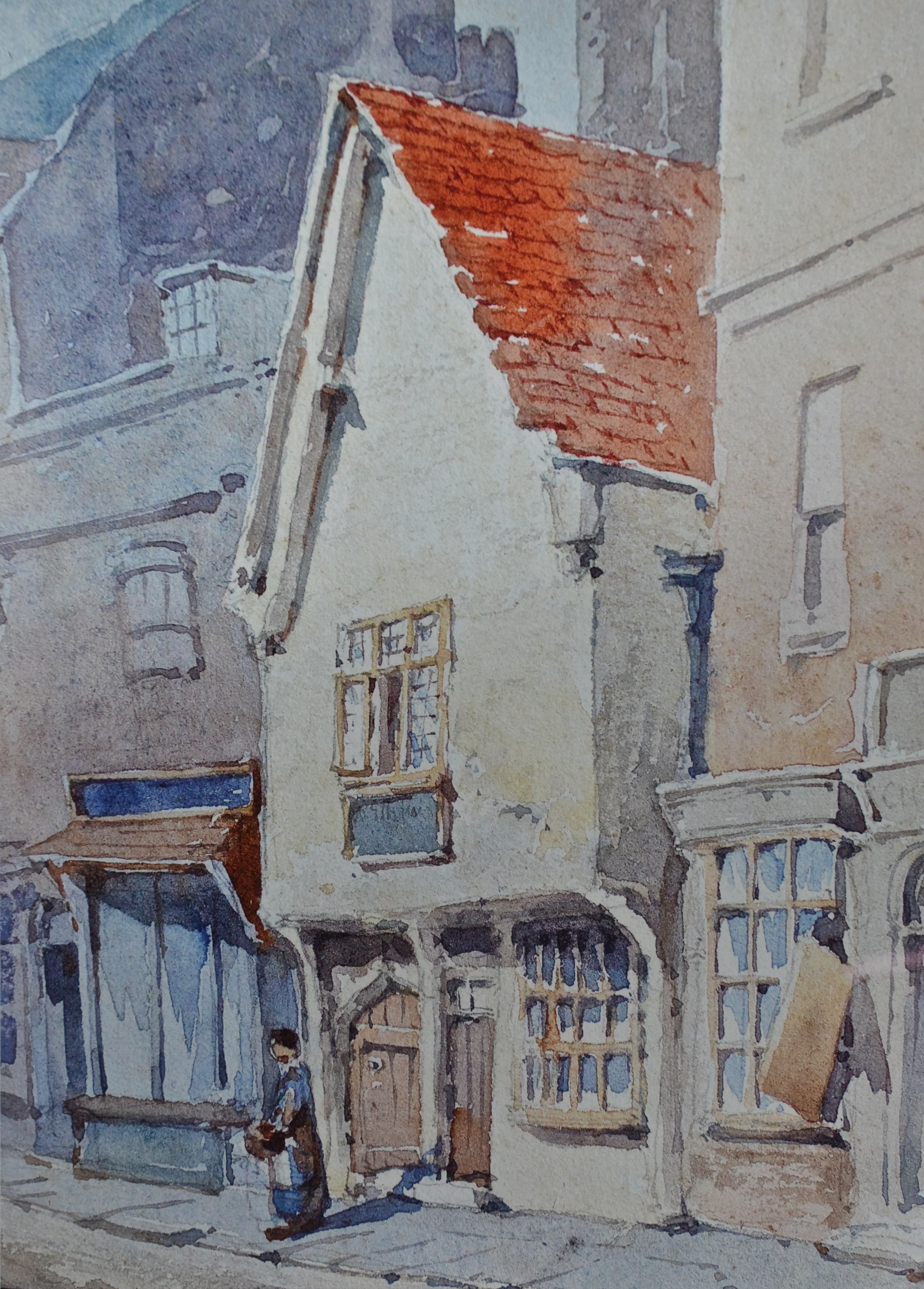 5 Colliergate | York Conservation Trust | William Boddy watercolour c. 1900