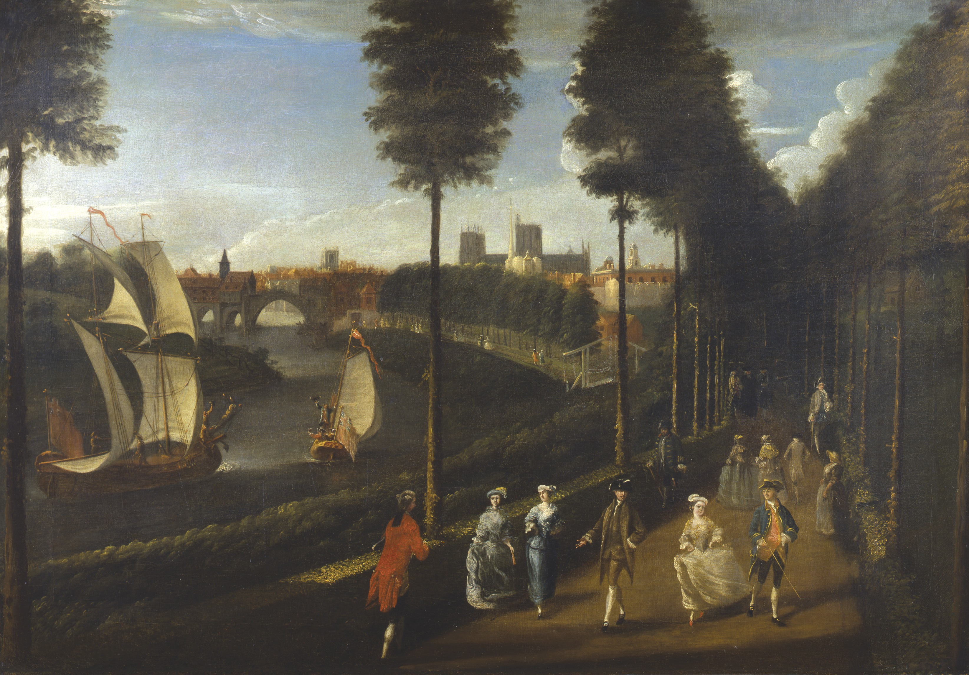 The New Walk c. 1755 by Nathan Drake | York Assembly Rooms | York Conservation Trust