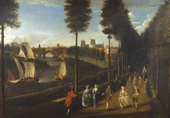 The New Walk c. 1755 by Nathan Drake | York Assembly Rooms | York Conservation Trust