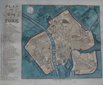 Henry Cave map of York c. 1815